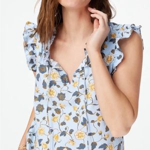 NEW WITH TAG ROLLER RABBIT Evandra Floral Steffie Top